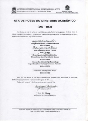 ata de posse