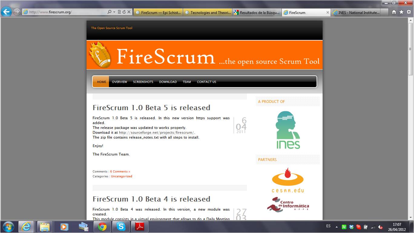 2010 Prêmio Dorgival Brandão Júnior da Qualidade e Produtividade em Software: 2o. Lugar - FireScrum: Ferramenta Open-Source, MCT/PBQP-SW.